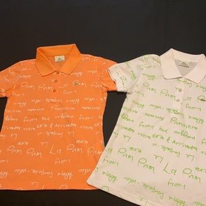 NWOT two (bundle) Lacoste polo shirts size S